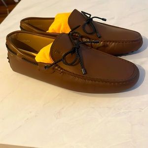 Tod’s leather loafers- brand new